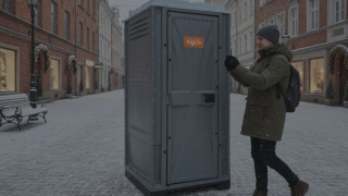 Mobilās bio tualetes ziemā: Nomas un servisa īpatnības aukstā laikā. фото