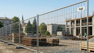 Pagaidu mobilo nožogojumu noma фото